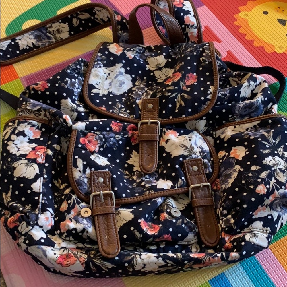 Floral Backpack
